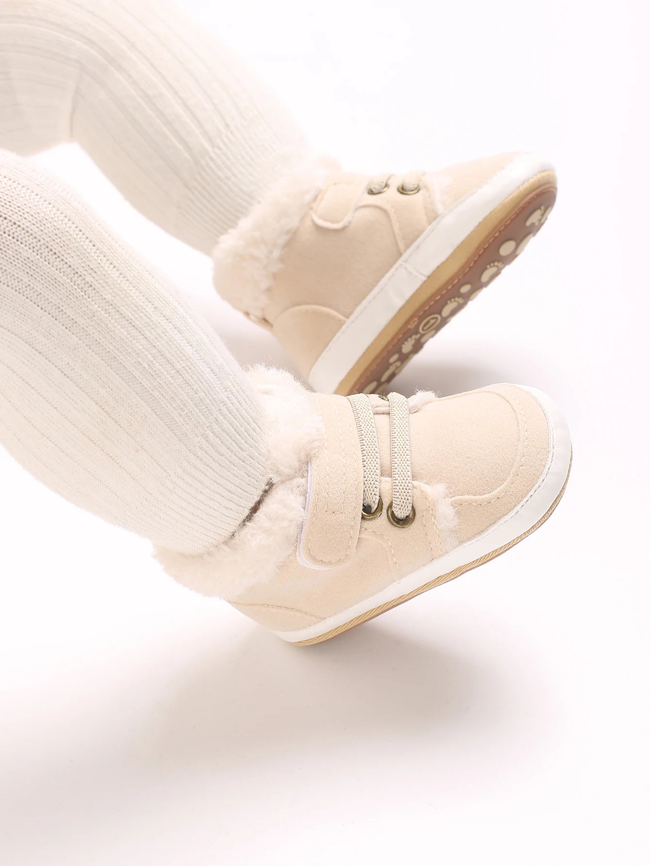 Baby Winter Boots - Soft Cotton Snow Shoes for Toddlers | Warm First Walkers 0-24M | Solid Color Design"