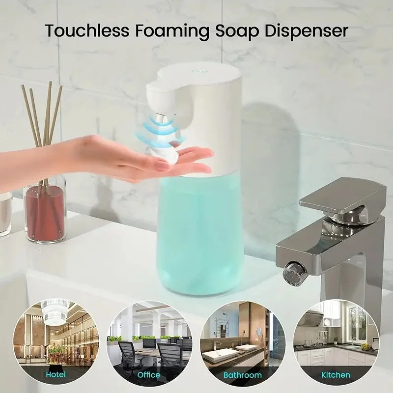 USB Charging Automatic Induction Foam Soap Dispenser Smart Liquid Soap Dispenser Auto Touchless Hand Washer For Kitchen Bathroom