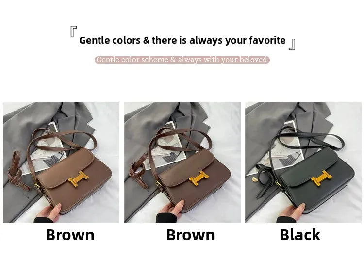 Fashion RetroSingle Shoulder BagsFor WomenCasual CommuterSmall Square BagsCrossbody BagHigh Sense Versatile Handbags