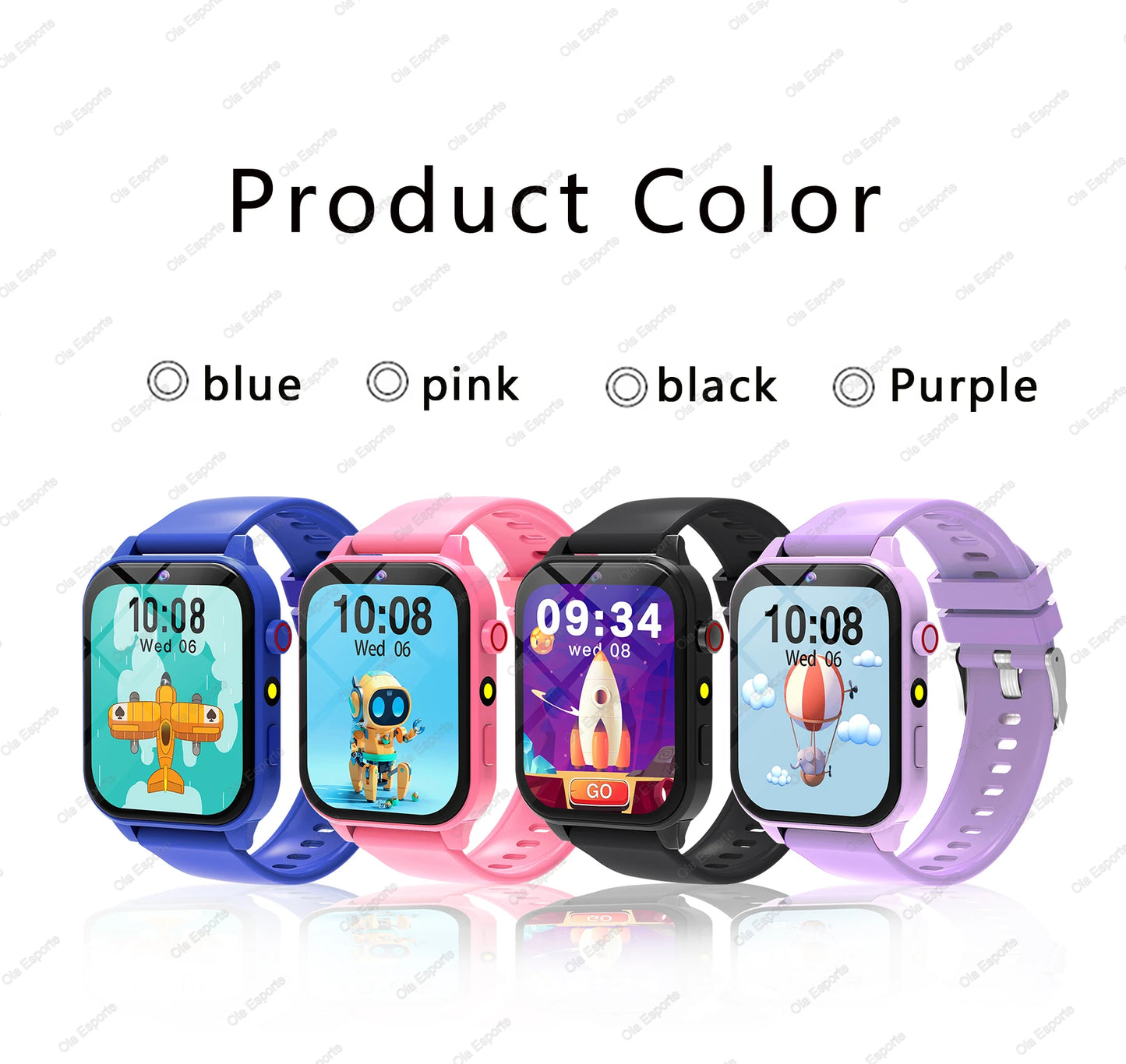2025 New Smart Watch For Children HD Touch Screen Camera 18 Games Sleep Monitoring Alarm Clock Calculator Birthday Gift Boy Girl