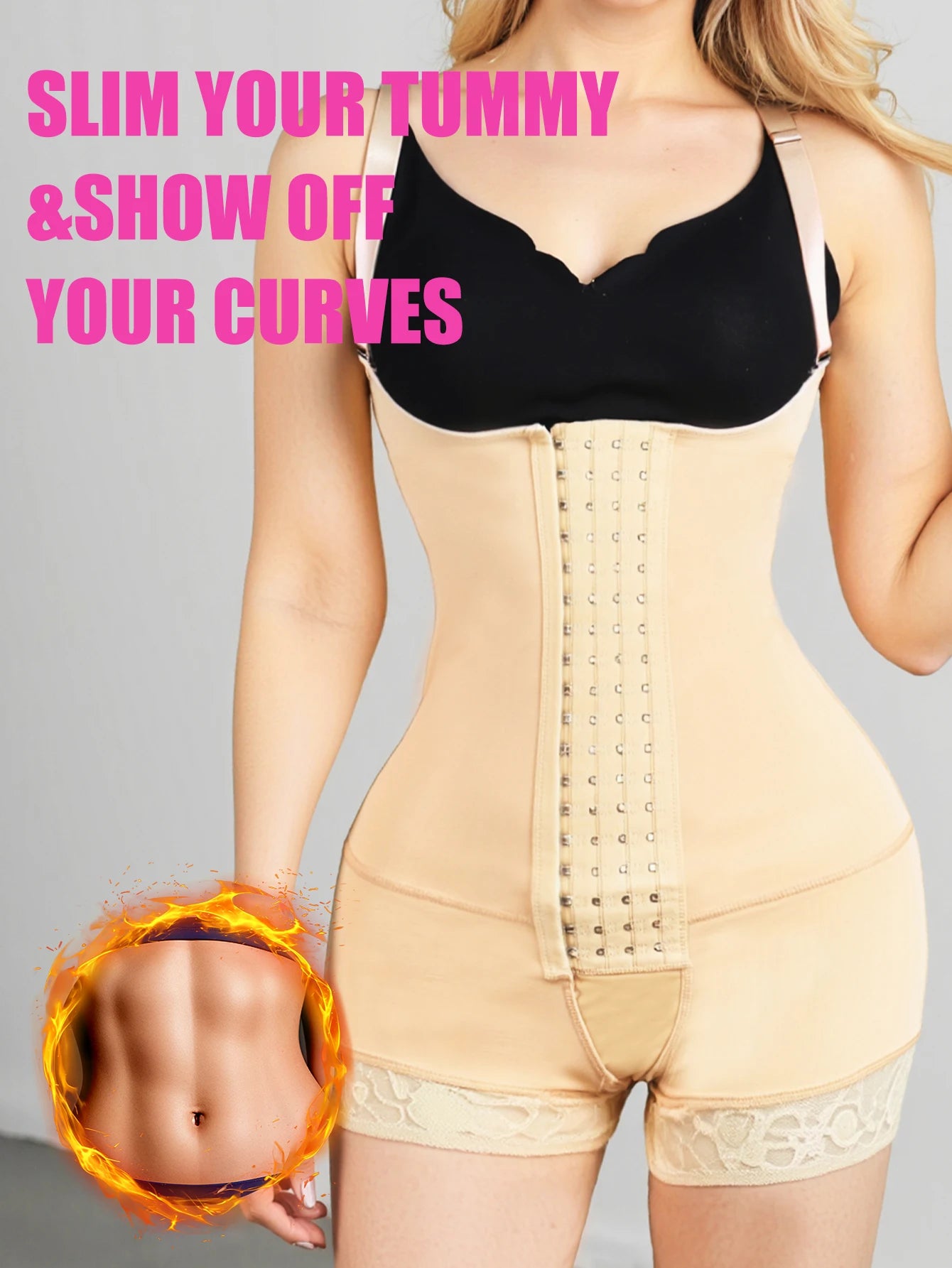 Women Compression Body Shaper Butt Lifter Fajas Colombianas Slimming Corset For  Post Surgery Slimming