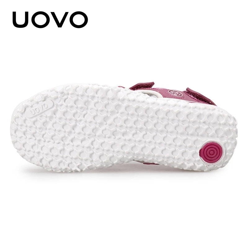 UOVO New Arrival 2024 Summer Beach Shoes Kids Closed Toe Toddler Sandals Children Fashion Designer For Girls #24-38