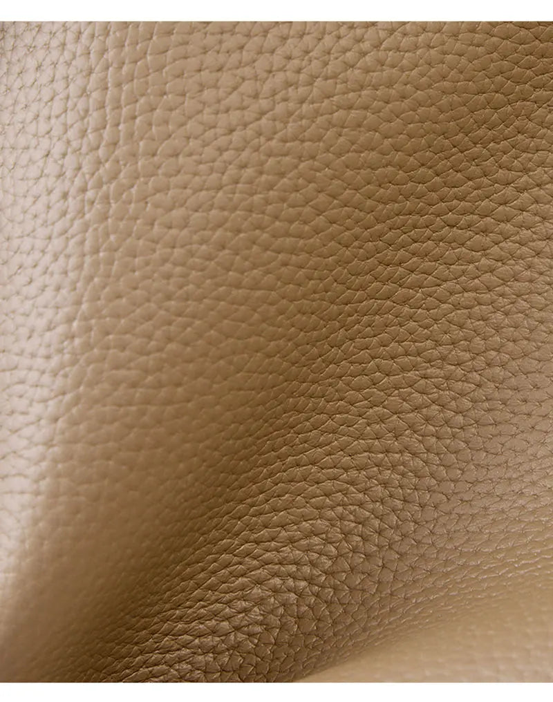 100% Genuine Leather Women's Tote Bags Luxury Designer Large Capacity Women Shoulder Bag Soft Cowhide Female Handbags 2378