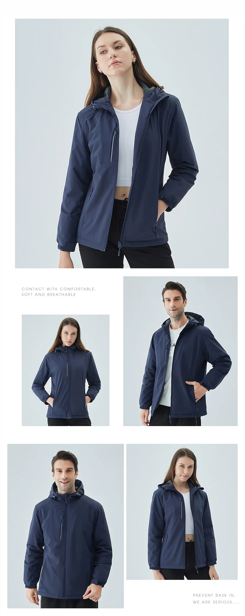 Men's Warm Jacket Custom Printed Embroidered Logo Women's Hoodie Plus Cashmere High Quality Men And Women Same Style Jacket 4xl