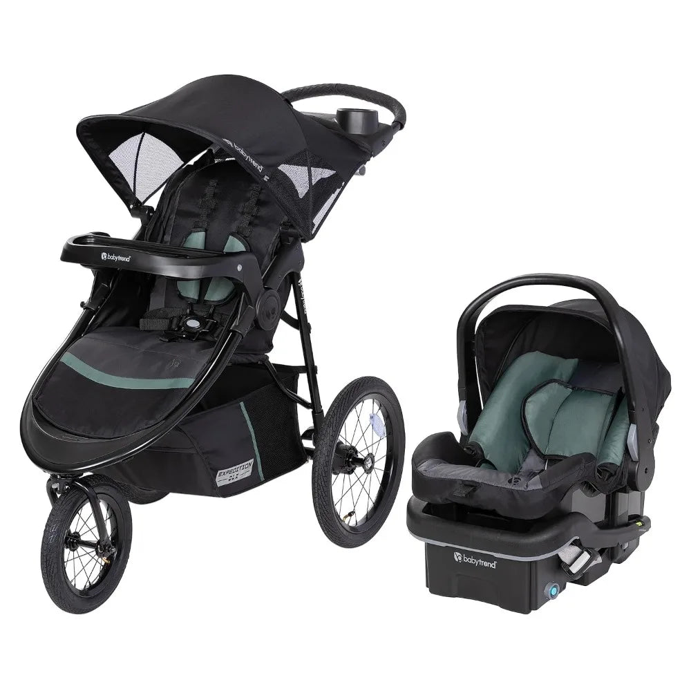 Best -DLX Jogger Travel System with EZ-Lift™ PLUS Infant Car Seat, Dash Sage