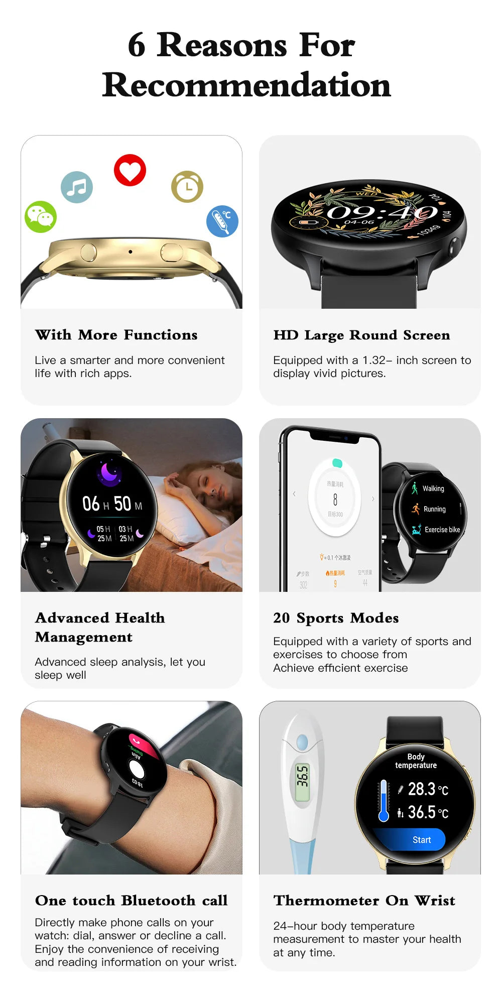 LIGE Bluetooth Call Smart Watch Women Man Temperature Watches AI Voice Assistan Sport Fitness Bracelet Clock Gold Smartwatch Men