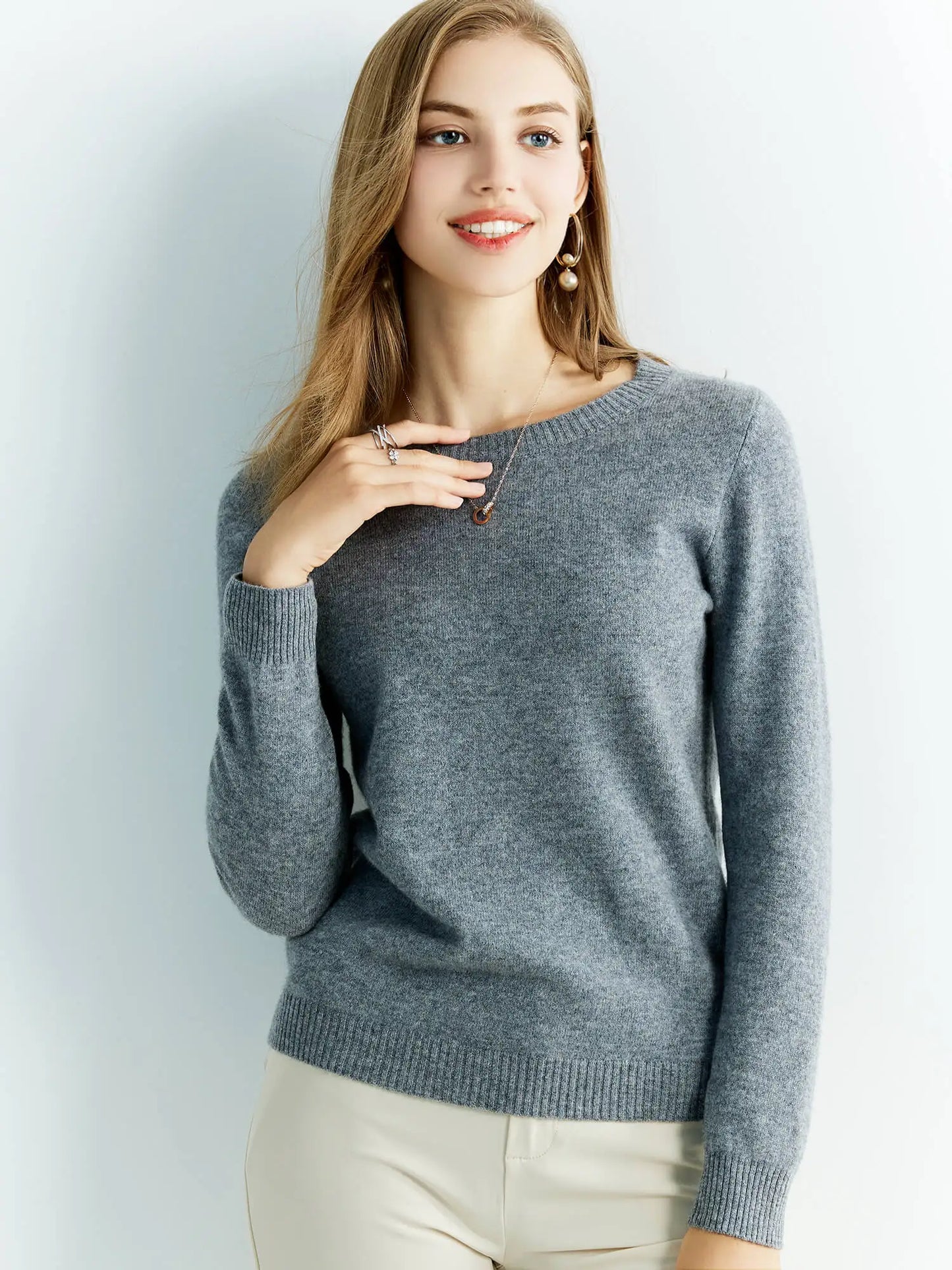 Knitted Sweaters Cashmere Sweater Women 100% Merino Wool O-Neck Vintage Pullovers 2022 Winter Autumn Jumpers Clothing Top Female