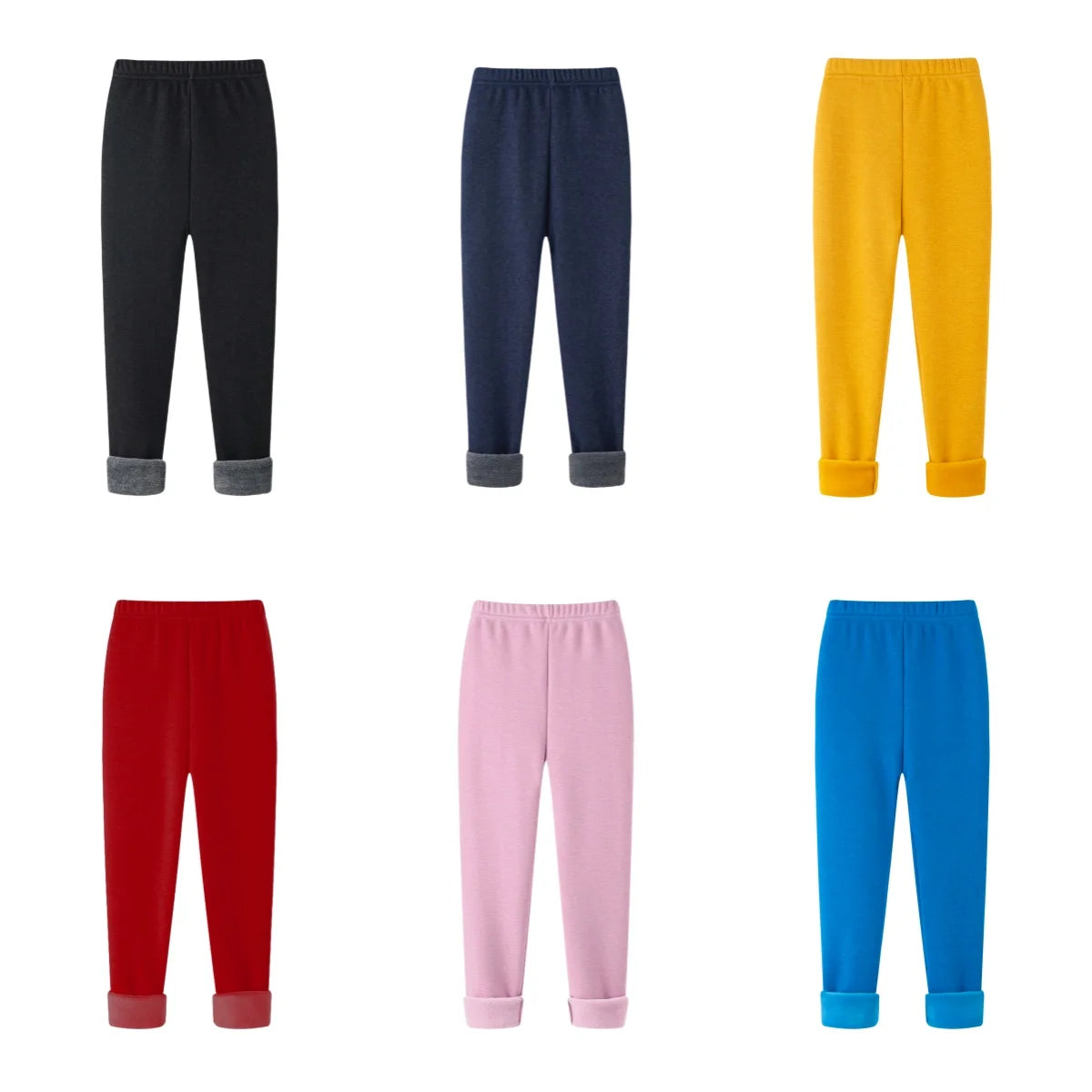 SheeCute Girls Winter Warm Pants Kids Fleece Lined Leggings for 3-11 Years SCW7101