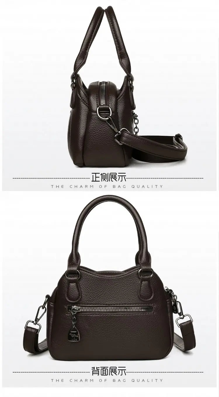 Luxury Women's Tote PU Leather Soft Crossbody Bags Women Designer Handbags High Quality Large Casual Female Messenger Sac