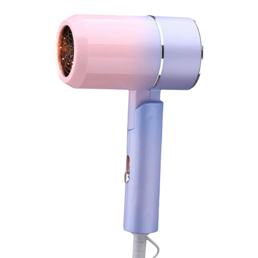 Professional Portable Hair Dryer Thermostatic Quick Dry Folding Hairdryer Heating And Cooling Electric Dryer Beauty Care