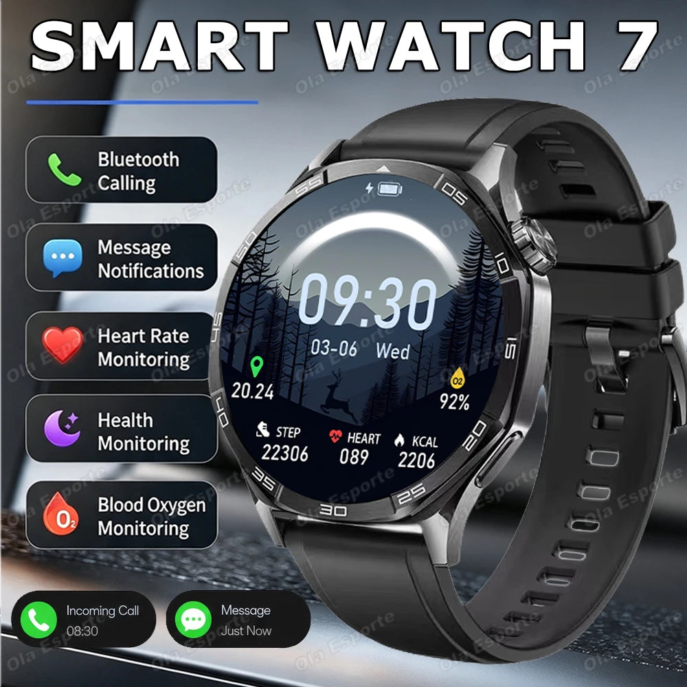 Men Smart Watch 1.52" HD Screen Bluetooth 5.4 Wireless Call Information Reminder Health Monitor Smart Watch IP68 Waterproof HT30
