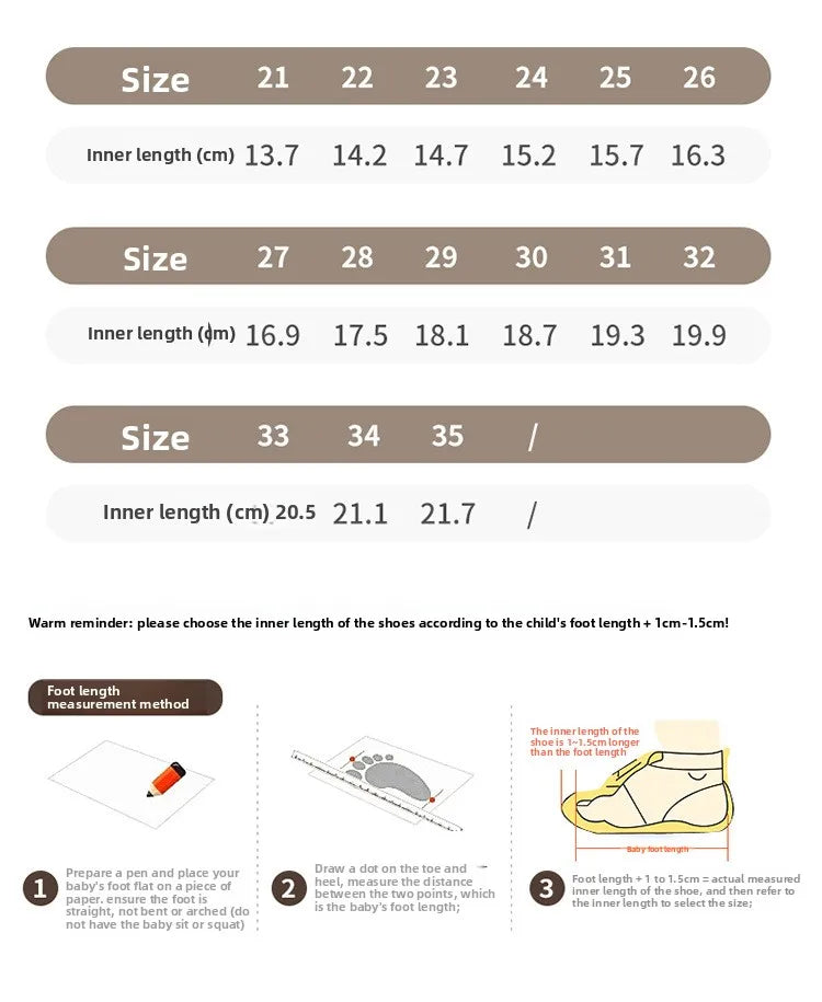 Winter Plush Boots For Children Soft Warm Velvet Snow Boots For Kids Anti-slippery Waterproof Boy's Girl's Winter Boots