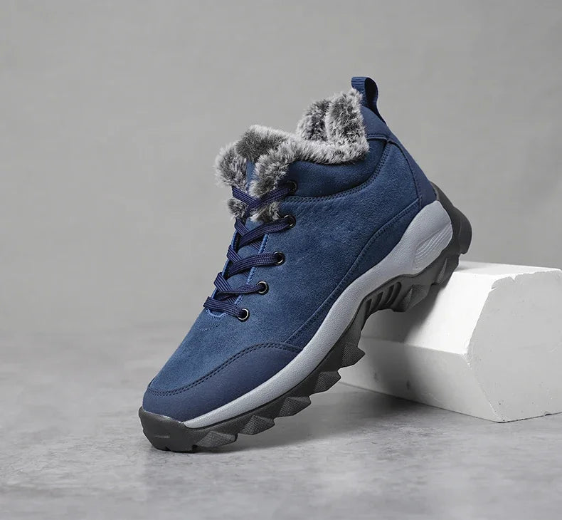 Men Winter Snow Boots with Fur Outdoor Sneakers Men Shoes 2023 New Male Warm Footwear Ankle Boots for Men Botines Botas Hombre