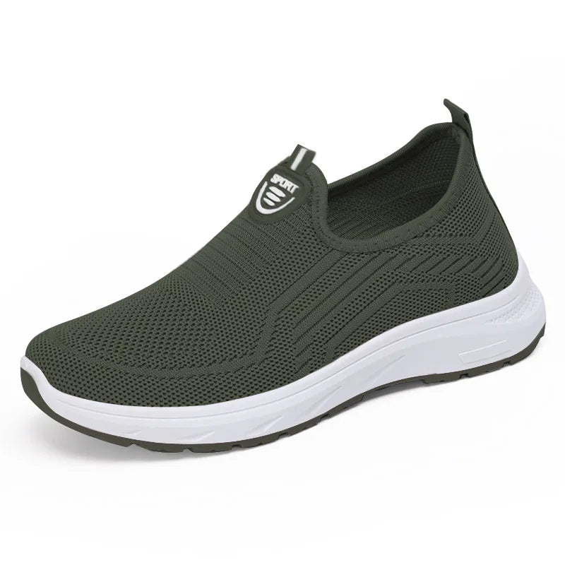 Women Shoes Mesh Casual Shoes Lightweight Slip on Tennis Shoes Fashion Soft Sole Loafers Flats Outdoor Plus Size Women Sneakers