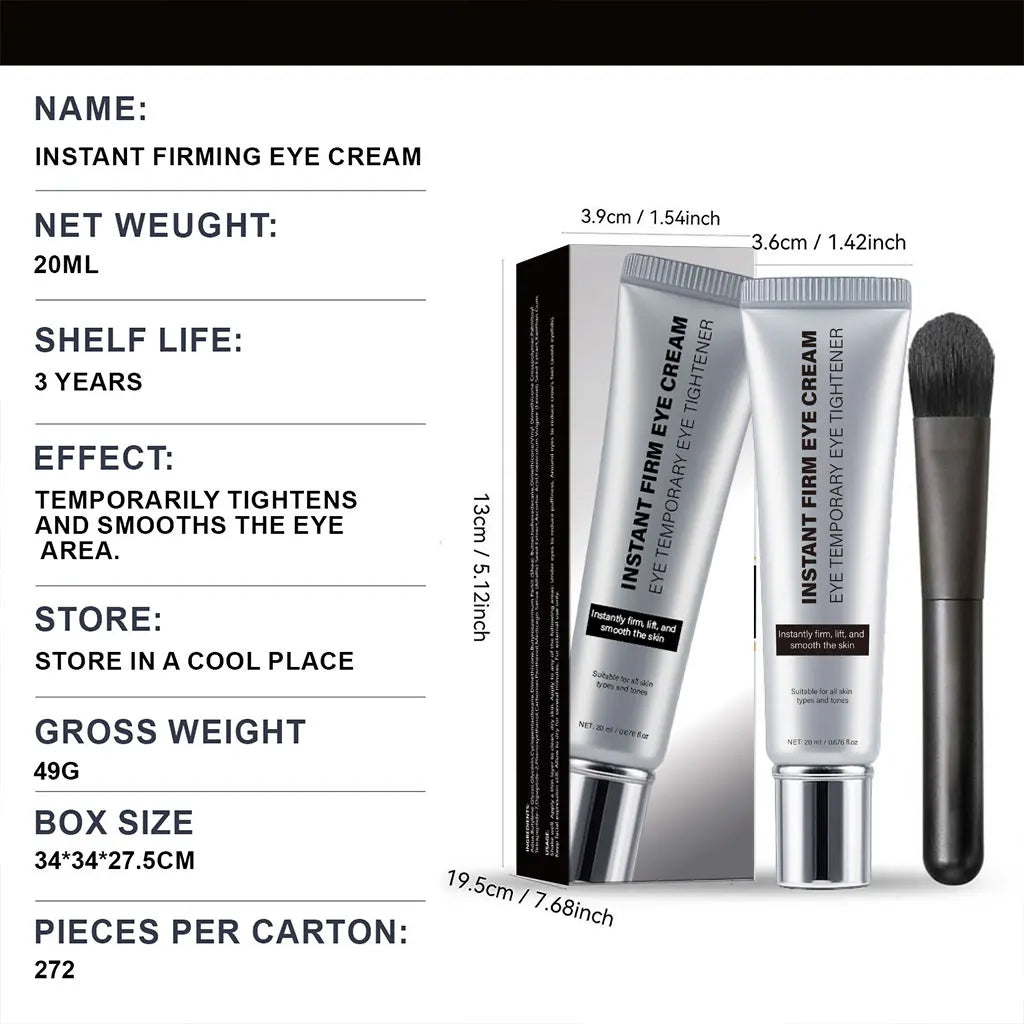 Fast-Acting Eye Tightening Cream Primer Eye Firming Cream Smooth Fine Line Facial Makeup Primer for Women Eye Care 20ML