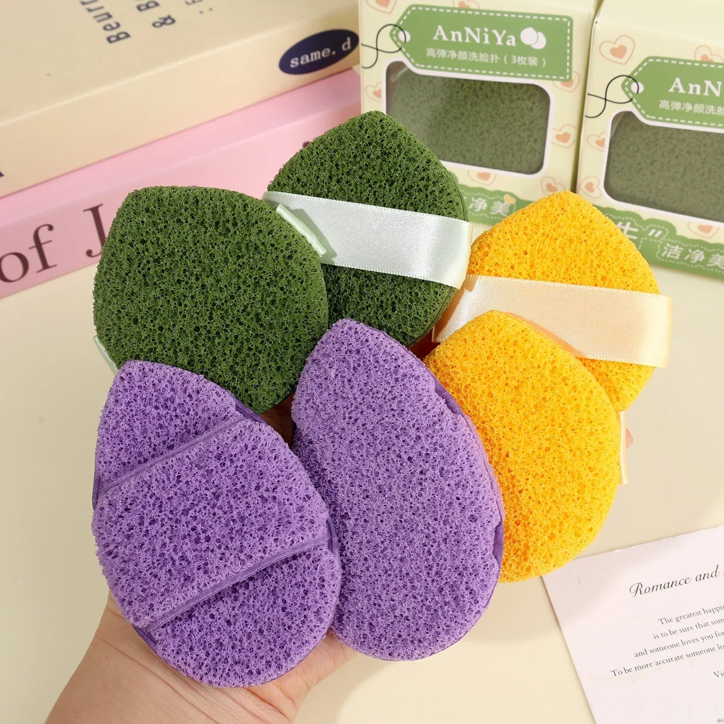 Mud Mask Cleaner Puff Exfoliating Blackhead Removal Face Wash Cleansing Sponge Makeup Remover Foam Sponge Face Clean Pads Tool