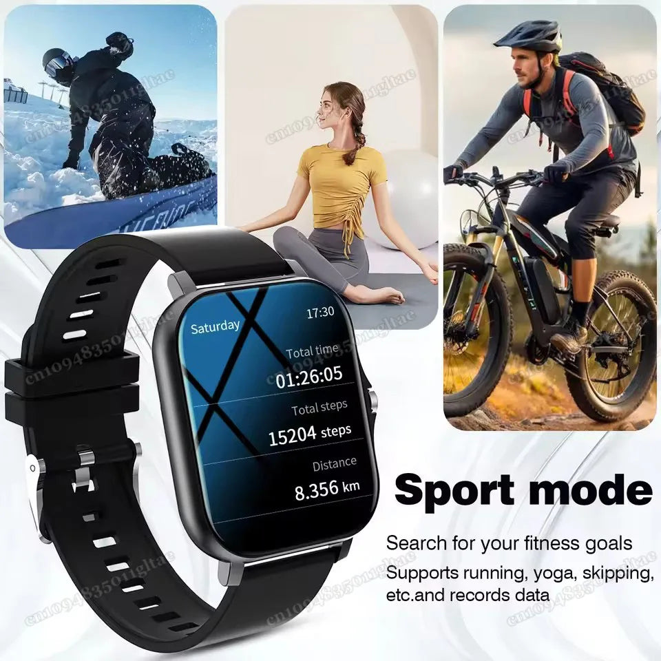 Smart Watch For Android IOS Watches 2.01inch HD Display Bluetooth Call Message Alert Music Sports Mode Smartwatch Men Women Gift