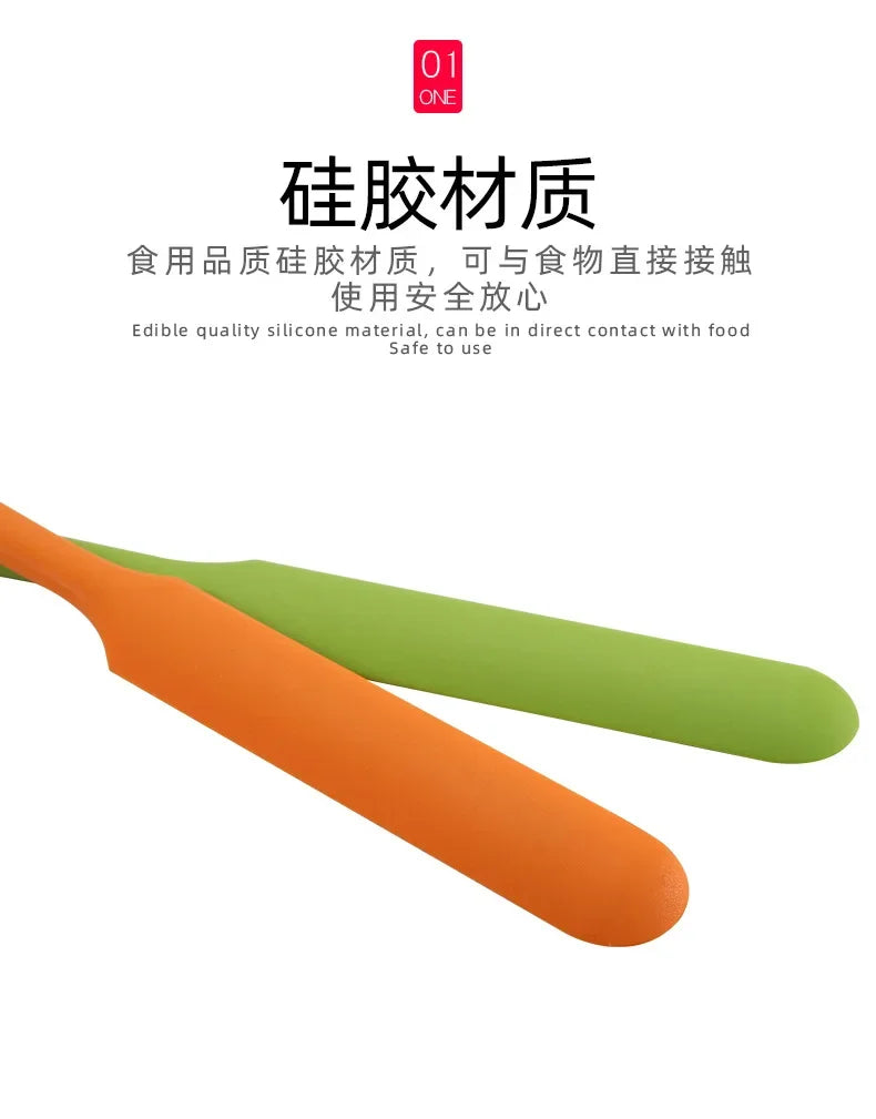 1 Piece Random Color Food Scraper, Non Stick Design, Heat-resistant, Kitchen Utensil, Suitable for Home and Professional Baking