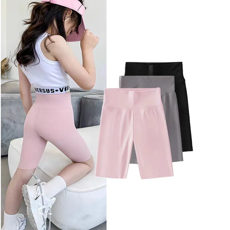 Girls' Sports Pants Summer Thin Children's Bottom Pants Medium To Large-sized Children's Shark Pants Shorts for External Wear