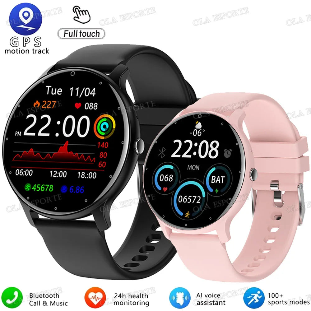 2026 smart watch HD  touch screen ，5ATM waterproof，remote control，GPS tracking，heart rate monitor smartwatch for ios Andriod