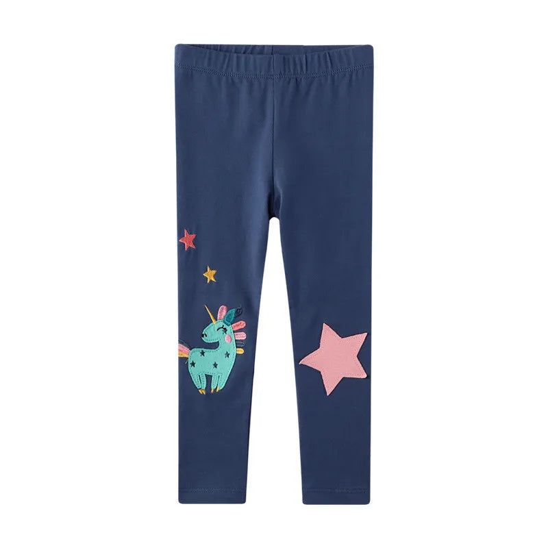 Jumping Meters New Arrival Girls Leggings Pant With Bee Embroidery Fashion Stripe Kids Skinny Pants Toddler Kids Pencil Pant