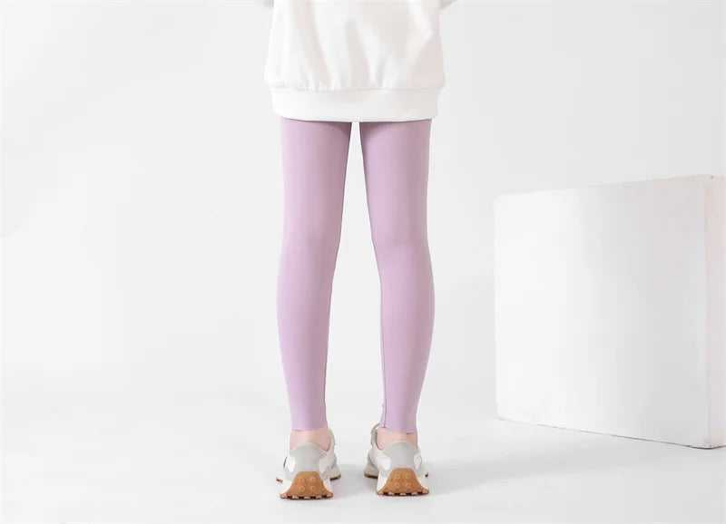 Girls Shark Pants Spring And Autumn Thin Section Baby Wear Casual Cut Sports Pants 4-12 Years Old Children's Elastic Dance Pants