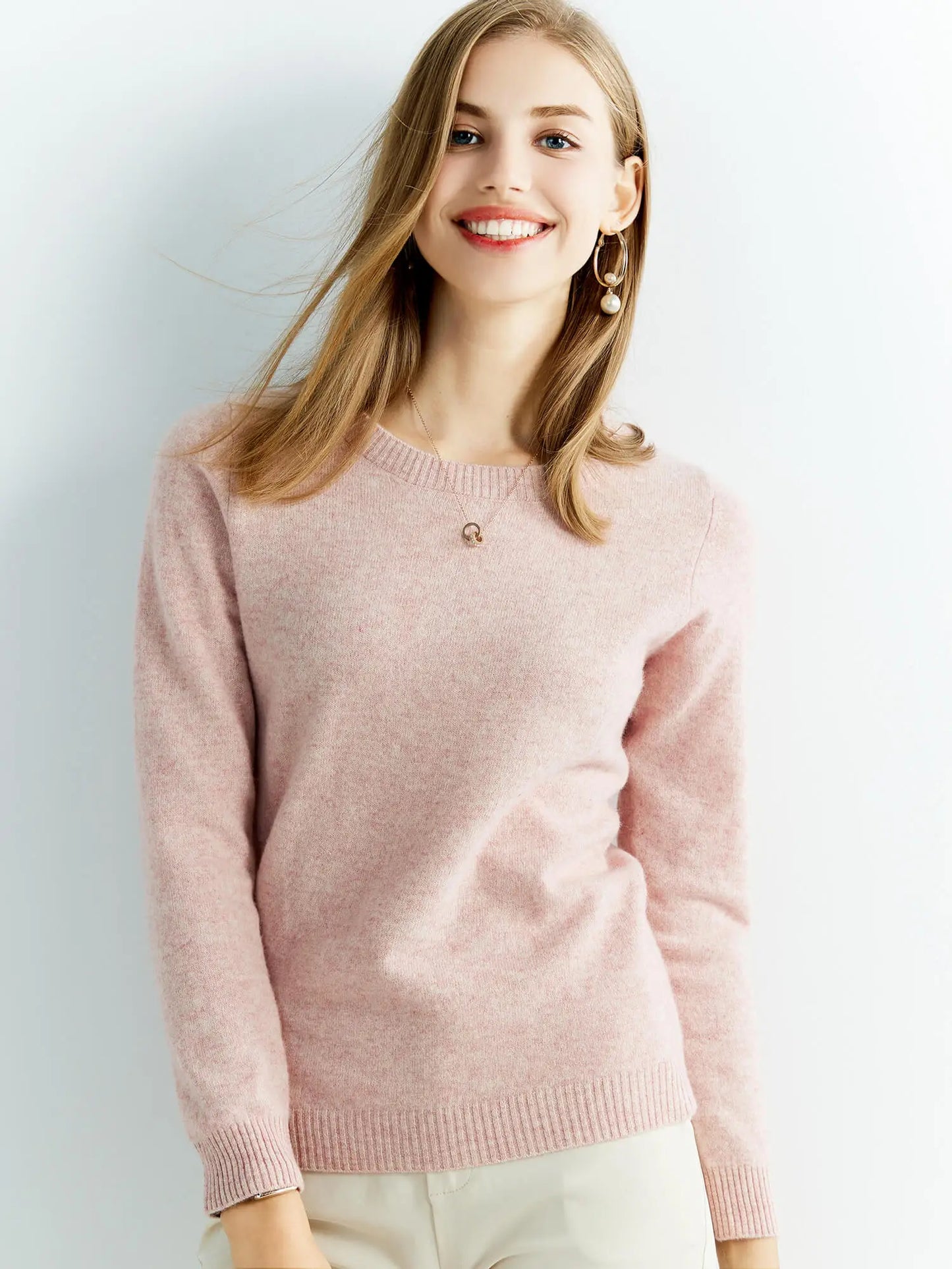 Knitted Sweaters Cashmere Sweater Women 100% Merino Wool O-Neck Vintage Pullovers 2022 Winter Autumn Jumpers Clothing Top Female