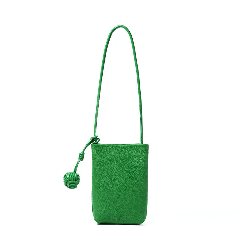YANATARI mini Small Genuine Leather vintage Bag Crossbody Bag Luxury Hit Product Mobile Phone Shoulder Bag Women Mobile Bag