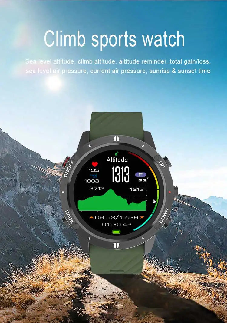 2024 New Sunroad GPS Sports Watch Smart Men Sports Fitness Watches Swim Waterproof Climb Hiking Running Digital Wristwatch G5