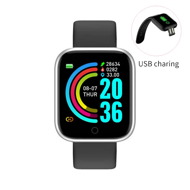 Smart Bracelet Smart Watches Men Women Gifts Sports Blue Tooth Band Heart Rate Blood Pressure Fitness Tracker For Android IOS