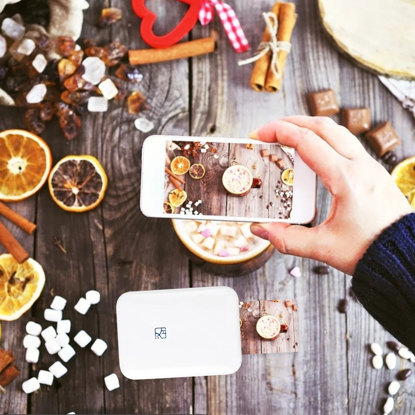 HPRT MT53 Photo Printer Bluetooth Portable Pocket Mini Instant Digital Zink Tech for Mobile Phone Thermal Sublimation Impresora
