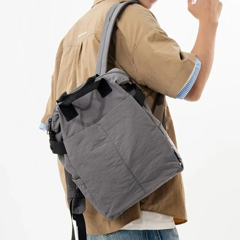 Fashion and Casual Men's and Women's Backpacks with Large Capacity and Multiple Pockets, Zipper Closure, Computer Compartment