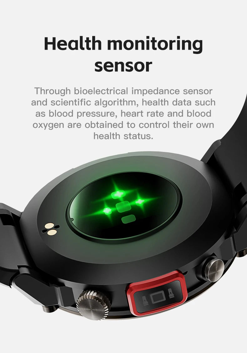 Imosi Hot Outdoor Smart Watch Men With Flashlight Sport Fitness Bracelet Blood Pressure IP67 Waterproof Smartwatch For Android