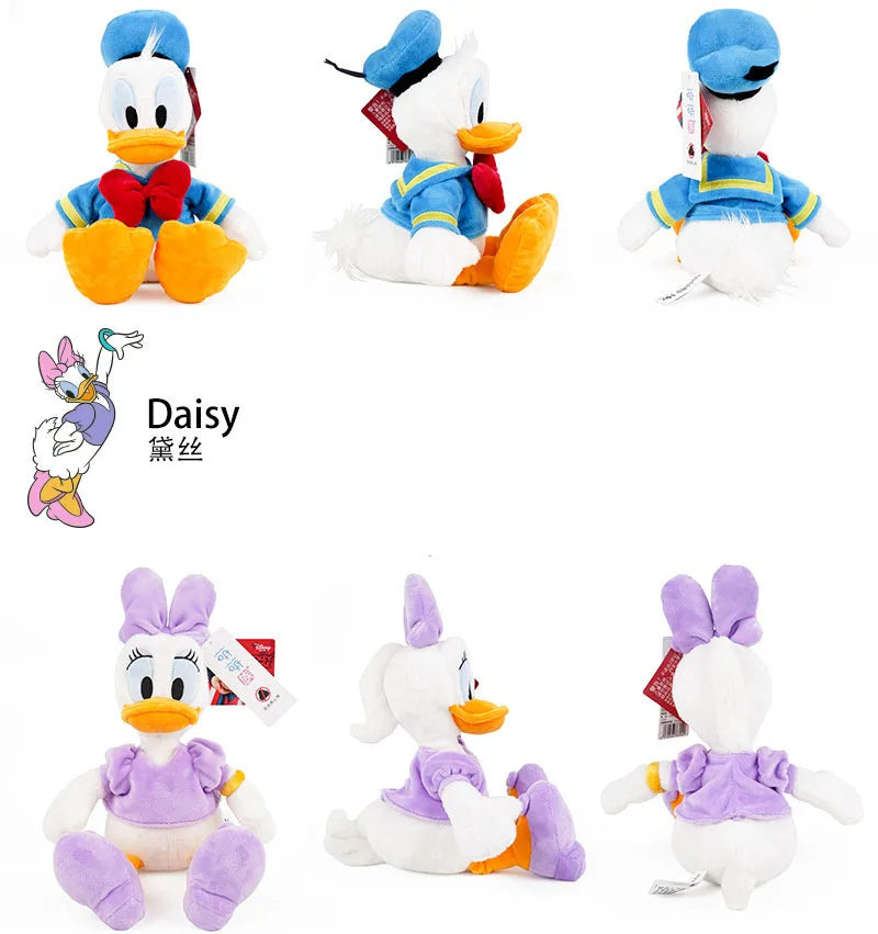 Disney pato Donald Daisy juguetes de peluche Animal de dibujos animados Mickey Minnie Mouse muñecos de peluche niños cumpleaños regalos de navidad regalo