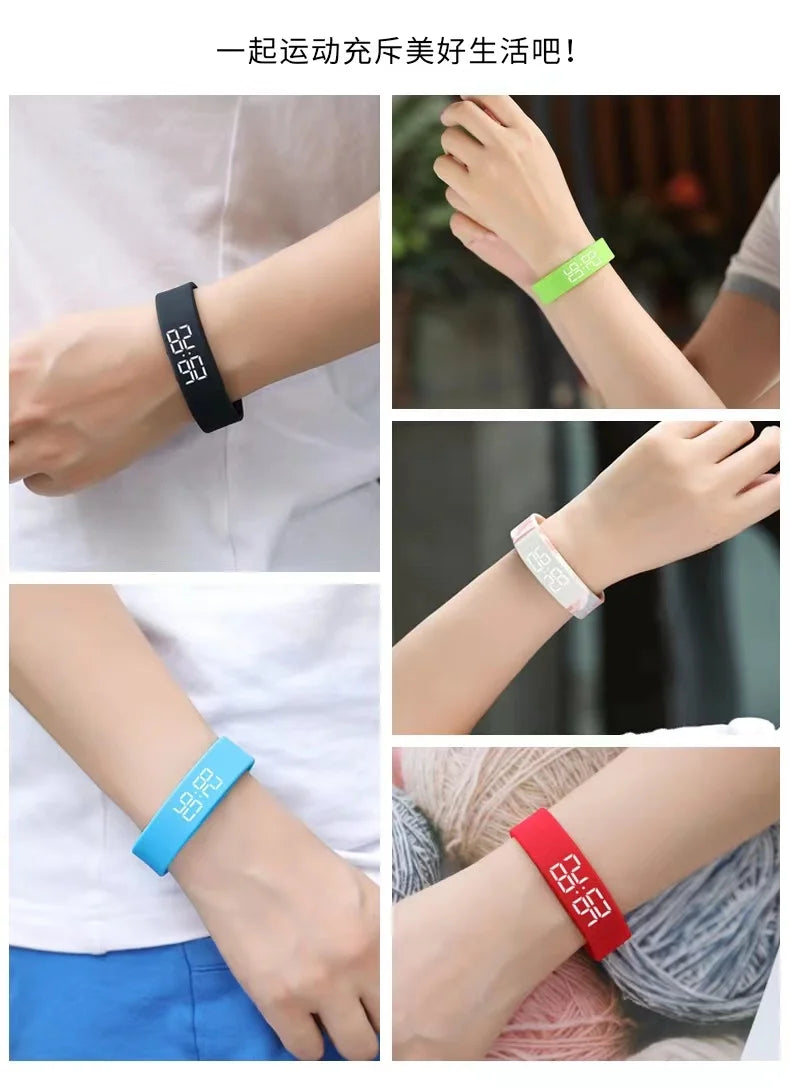 Smart Watch Sports Bracelet Smart Bracelet With Vibrating Alarm Clock Running Step Counting Bracelet for Male and Female Student