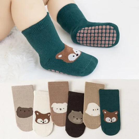 Children Baby Leg Warmer Long Socks Kids Spring Autumn Winter Clothing Boy Girls Toddler Cartoon Mid Calf Socks Non-slip Shoes