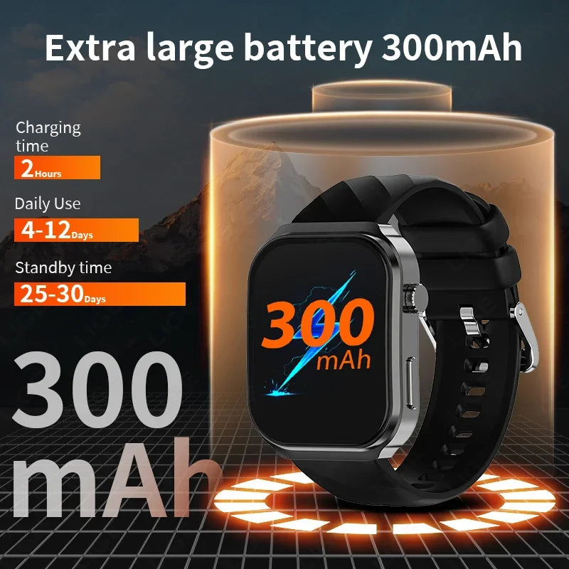 LIGE ECG+PPG AI Medical Diagnosis Health Smartwatch Blood Lipids Uric Acid Smart Watch Men Waterproof Watch Women Bluetooth Call