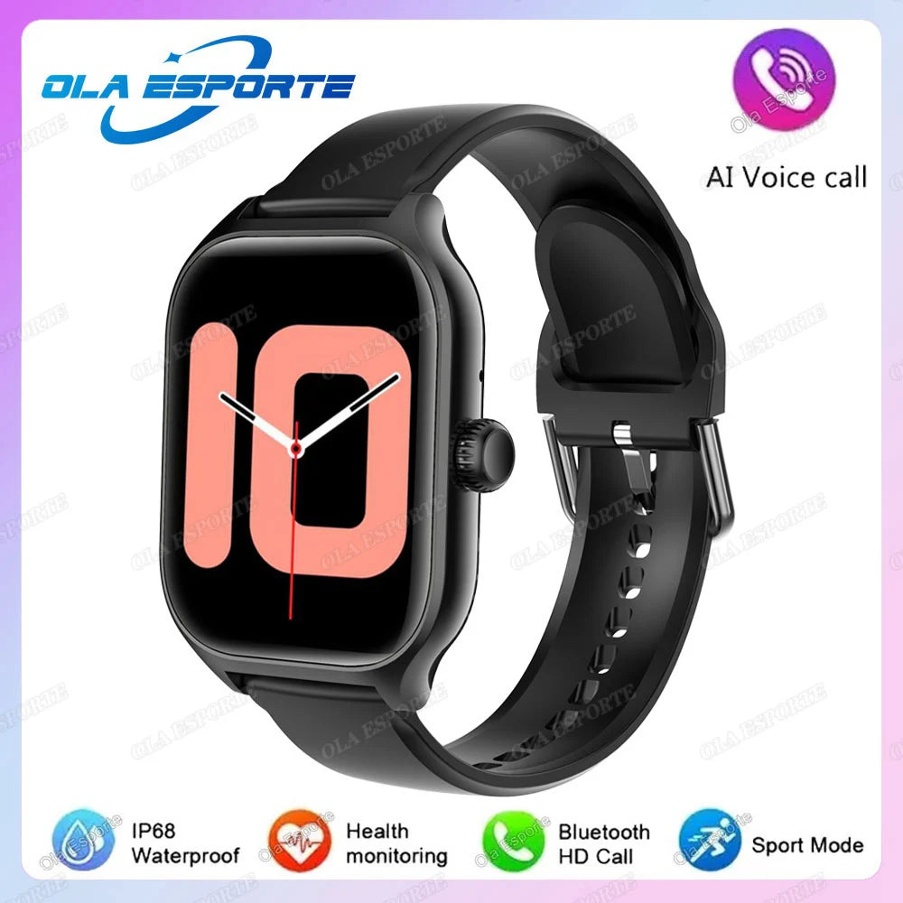 2026 Smart Watch For Android IOS Watches 2.01inch HD Display Bluetooth Call Message Alert Music Sports Smartwatch Men Women Gift