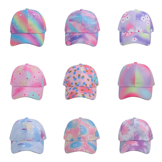 Gorra de béisbol de unicornio para niños y niñas, gorro de sol para bebé con letras bordadas, gorras con visera para niños, primavera y verano