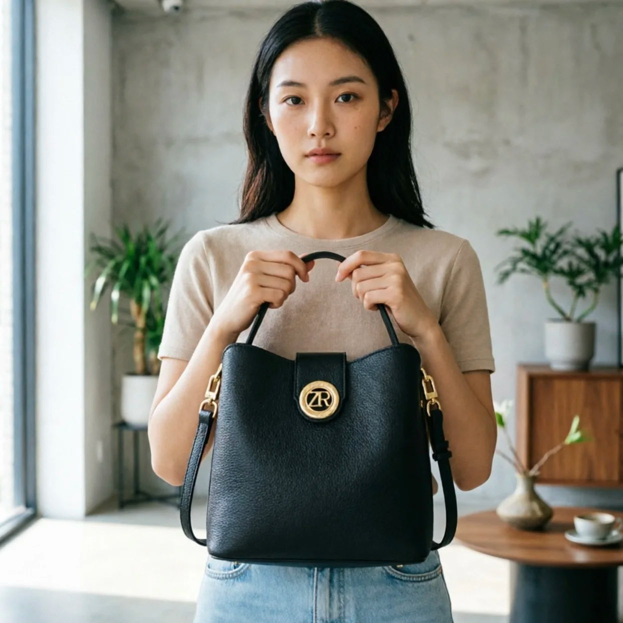 ZOOLER Full Genuine Leather Shoulder Bags Tote Bags Luxury Women Trendy Handbag Totally Skin Fashion Top Handle Purses #WG385