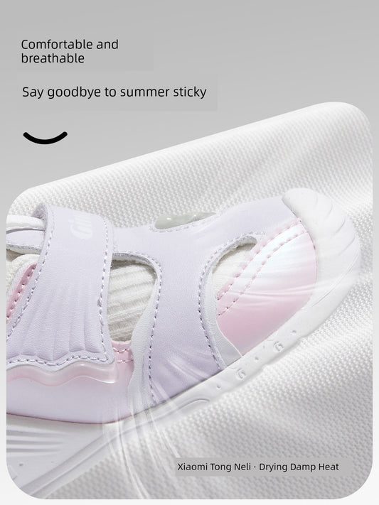 Ginoble Coolname zapatilla de deporte 2023, zapatos clave de verano, sandalias delanteras para niños, zapatos pequeños de pez marino para bebé Gb2078