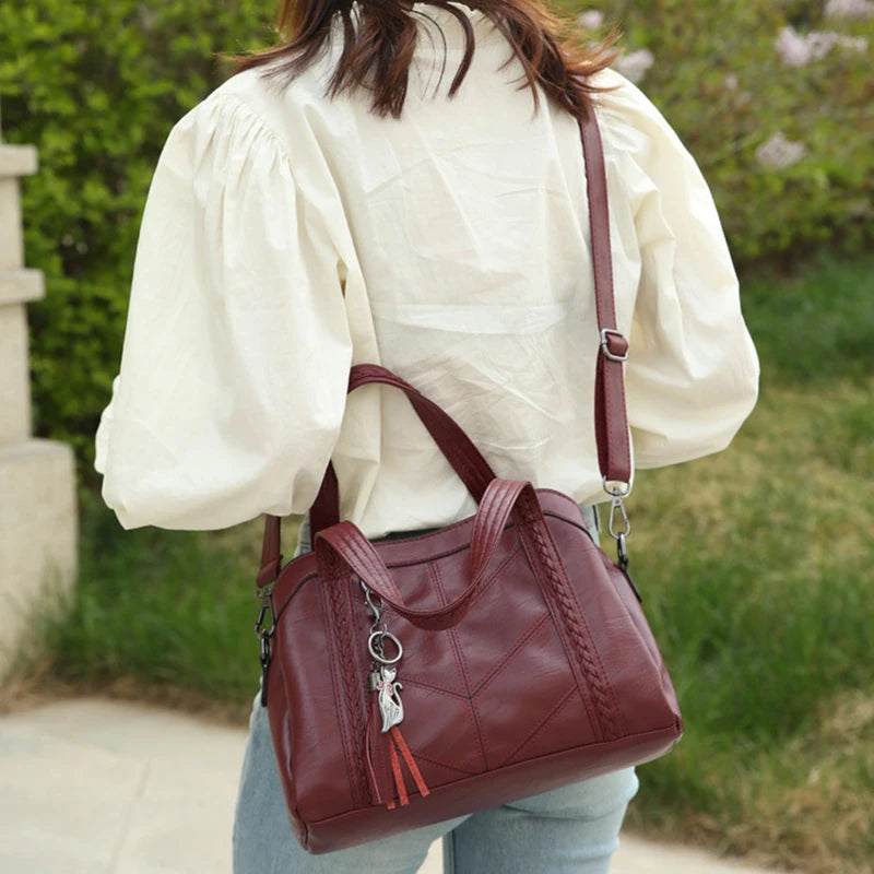 Women Luxury Handbags For Women PU Leather Bag High Quality Female Shoulder Bags Famous Designer Crossbody Bag Sac A Main