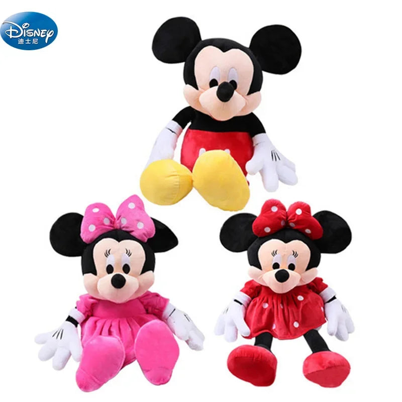 30 CM Disney kids Mickey Minnie Mouse plush toys  baby boys and girls birthday gift plush bads  toy