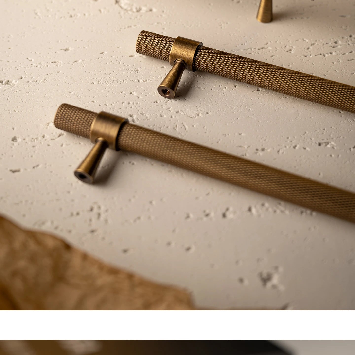Santaya Solid Antique Brushed Brass Handles Kitchen Cabinet Pulls Bedroom Wardrobe Drawer Knobs Furniture Bronze Handle