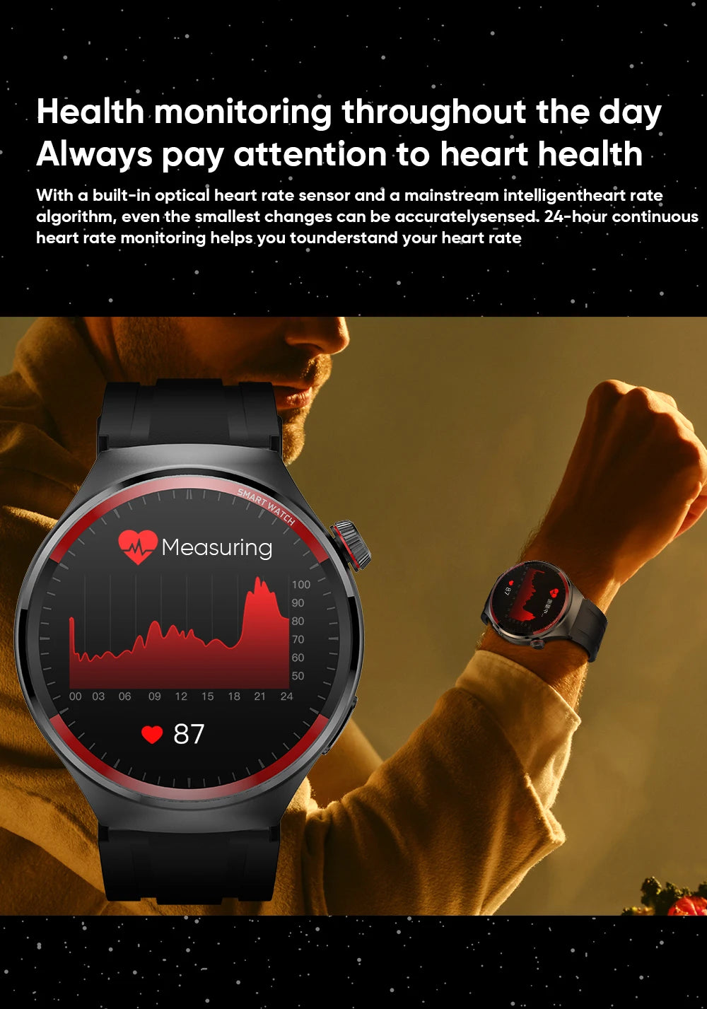 2026 New Smart Watch AMOLED HD Full Touch Circular Screen NFC 1.43-inch 466 * 466 GPS Sports Health Monitoring Smart Call Watch