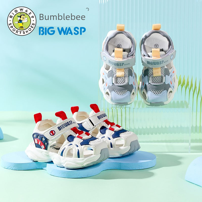 Bumblebee Soft Bottom Breathable Children's Shoes for 1-3 Years Old Infants
