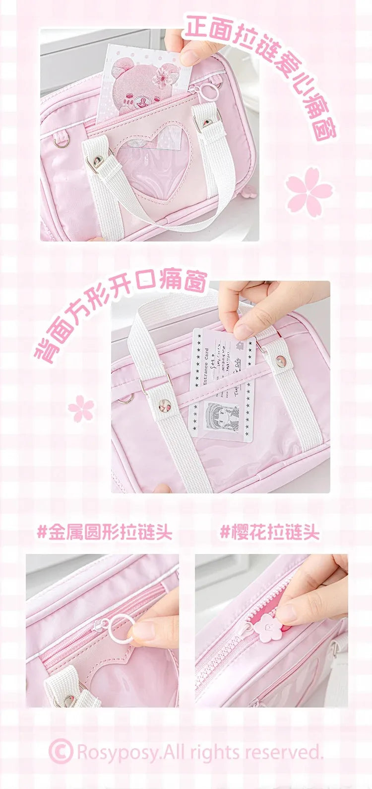 New Arrivals Large Capacity Makeup Bags  Academic Style Cosmetic Bag Multifunctional Fabric Storage Bag for Women Wholesales