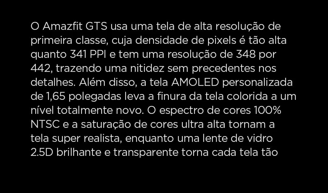 Amazfit GTS Smart Watch For Men Women Fashion Watch Water Resistant Music Control SportsWatch Exhibits Demonstration 95New