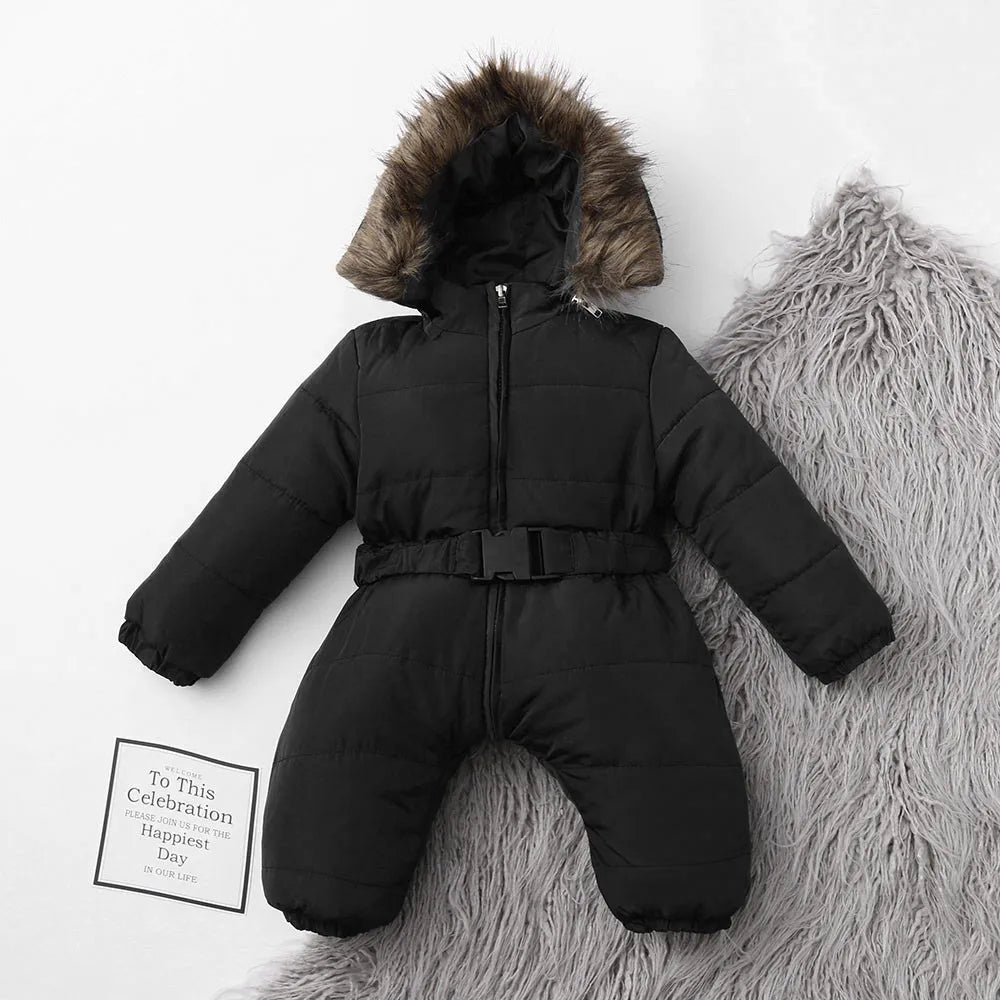 Winter Clothes Infant Baby Snowsuit Boys Girls Romper Jacket Hooded Down&Parkas Jumpsuit Warm Thick Coat Outwear Infant Clothing