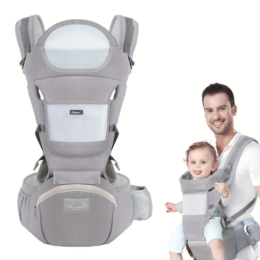 Baby Carrier Infant Multifunctional Waist Stool Newborn To Toddler Before and After Kangaroo Bag Accessories 6-in-1 Baby Carrier
